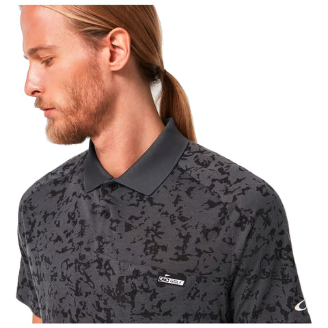 Sand Camo Panel Poloshirt Herren