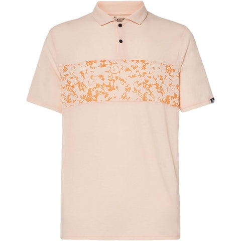 Sand Print Golf Poloshirt Herren