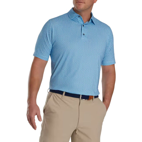 Shell Foulard Lisle Poloshirt Herren