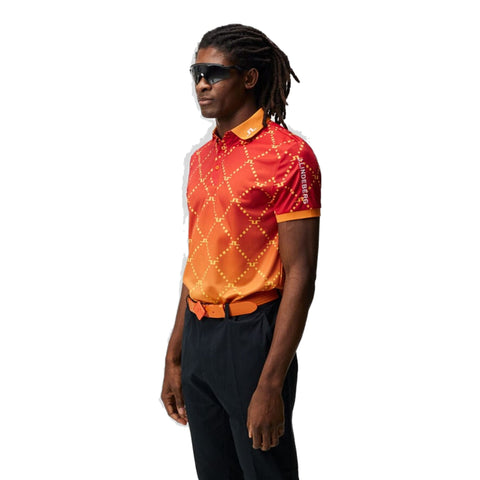 Tour Tech Reg Fit Print Poloshirt Herren
