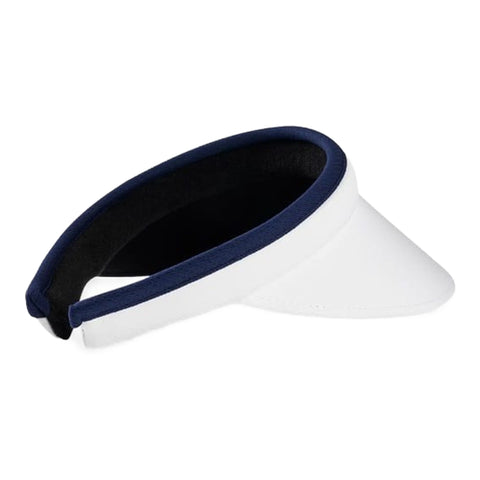 W Clip Visor White/Navy Damen