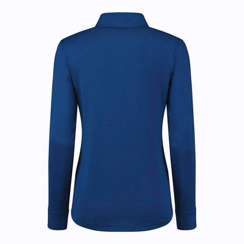 Polo Half Neck Langarm Damen Spectrum Blue Damen