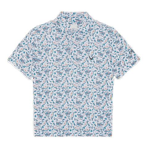 All Over Golf Printed Poloshirt