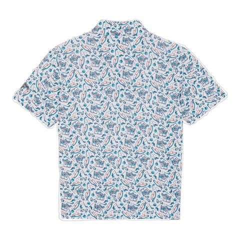 All Over Golf Printed Poloshirt