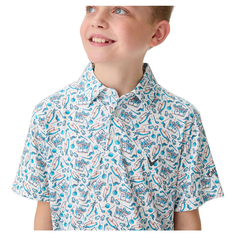 All Over Golf Printed Poloshirt
