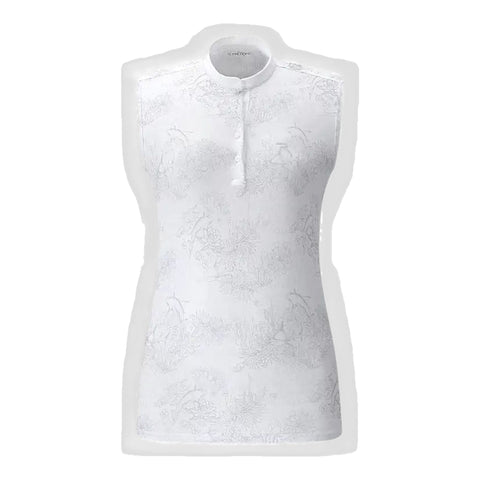 Among Sleeveless Polo Damen