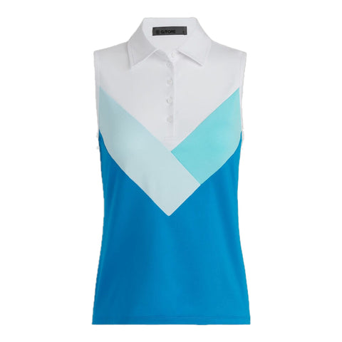 Multi V Tech Sleveless Polo Damen