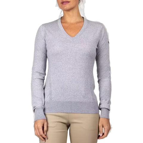 Shine Vneck Pullover Damen