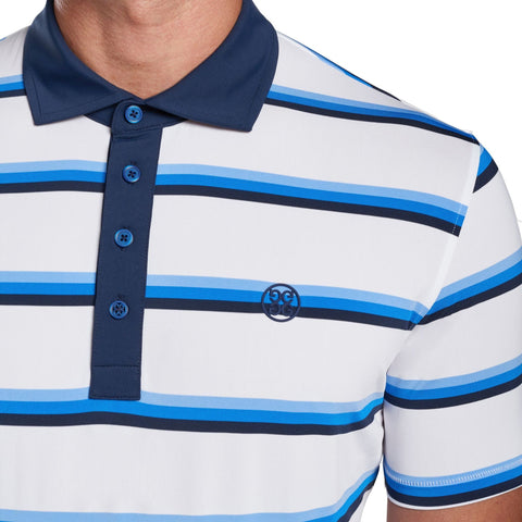 Yarn Dye Stripe Golfpolo Herren