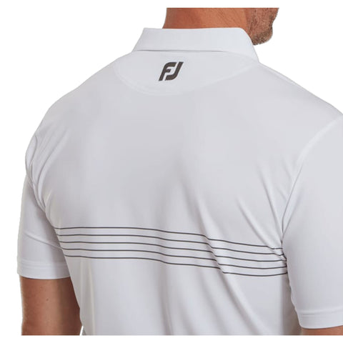 Engineered Pinstripe Lisle Poloshirt Herren