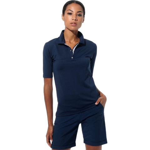 W Polo SL Merlyn Navy Damen