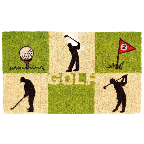 Kokos-Fußmatte Golf ca. 70 x 50 cm
