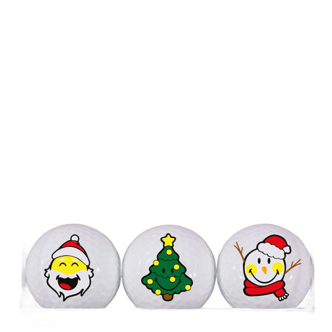 Smiley X-Mas (3 Bälle) X2