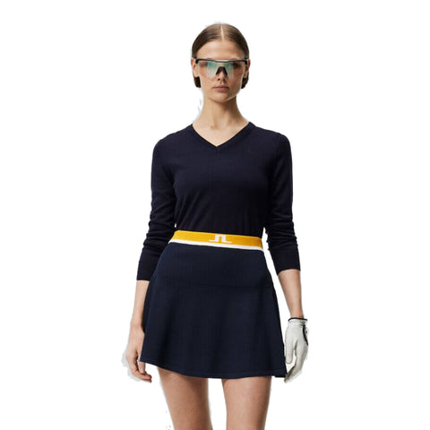 Amaya Knitted Sweater Navy Damen