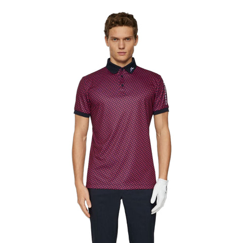 Tour Tech Print Polo Herren