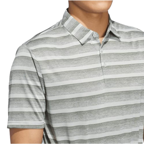 2 Color Stripe Polo Herren