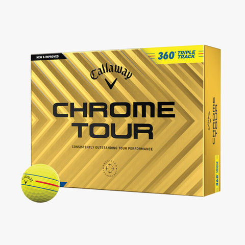 Chrome Soft Tour 360 Triple Track (24) Golfbälle (12 Stück)