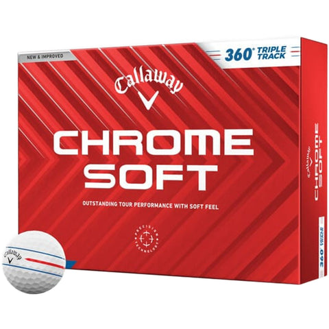 Chrome Soft Tour 360 Triple Track (24) Golfbälle (12 Stück)
