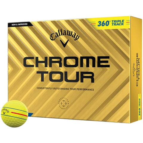 Chrome Soft Tour 360 Triple Track (24) Golfbälle (12 Stück)