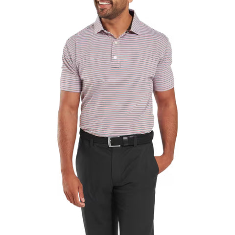 Balance Stripe Lisle Polo Herren