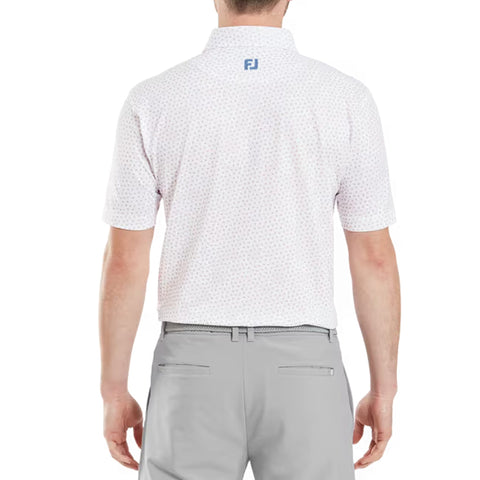 Bounce Print Pique Herren