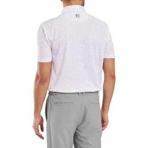 Bounce Print Pique Herren