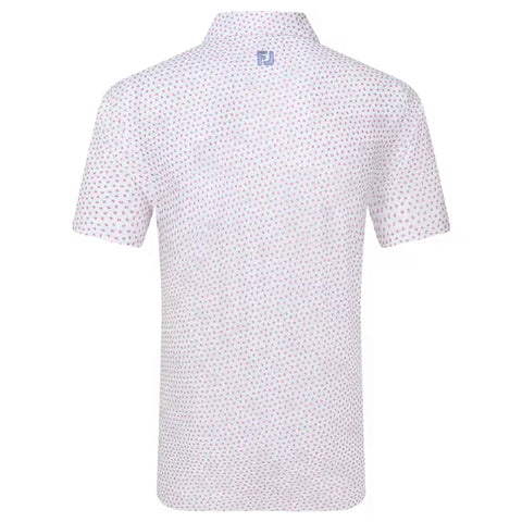 Bounce Print Pique Herren