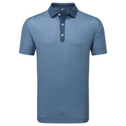 Checker Jacquard Polo Herren