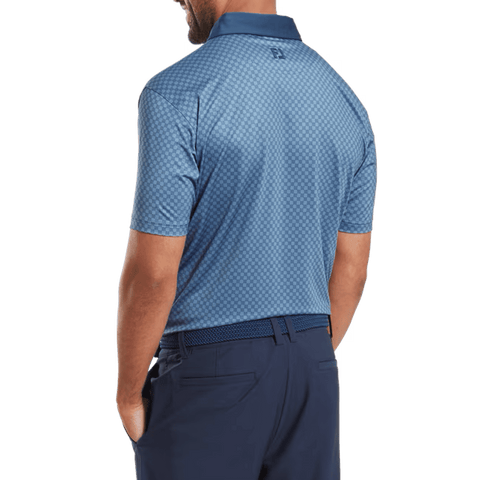 Checker Jacquard Polo Herren