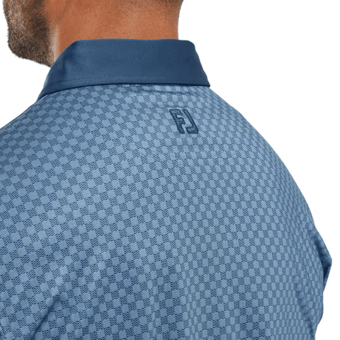 Checker Jacquard Polo Herren