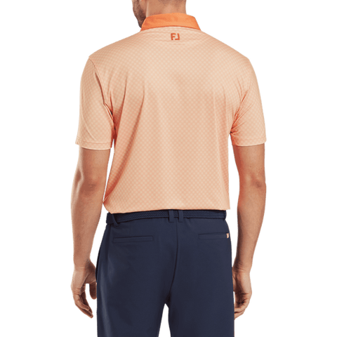 Checker Jacquard Polo Herren