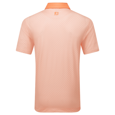 Checker Jacquard Polo Herren