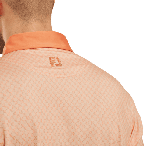 Checker Jacquard Polo Herren