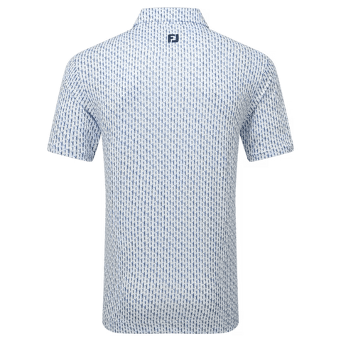 Figure Print Polo Herren