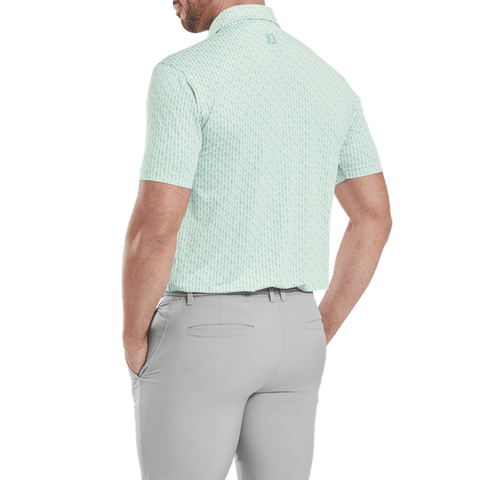 Figure Print Polo Herren