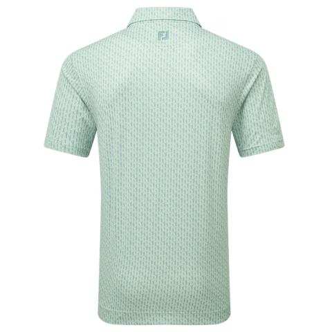 Figure Print Polo Herren