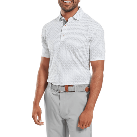 Figure Print Polo Herren