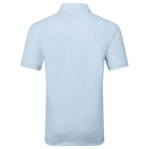 Etched Texture Print Polo Herren