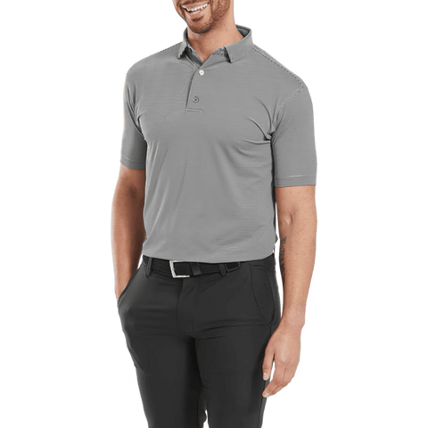 Micro Feeder Stripe Lisle Polo Herren