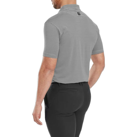 Micro Feeder Stripe Lisle Polo Herren