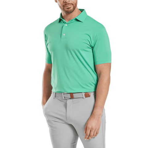 Micro Feeder Stripe Lisle Polo Herren