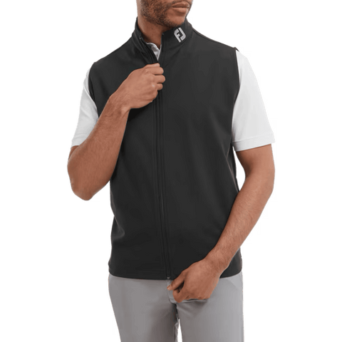 Full-Zip Knit Weste Herren