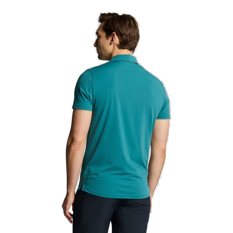 Contrast Placket Polo Shirt Herren