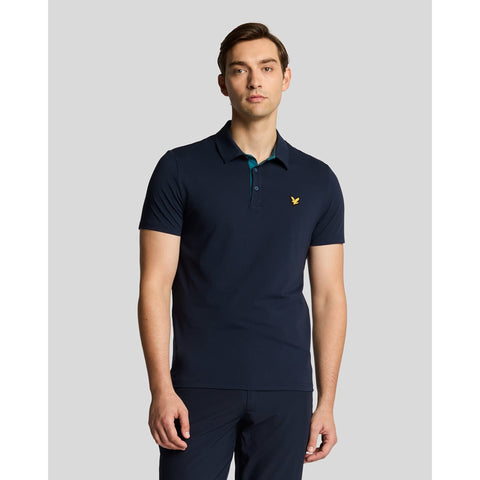 Contrast Placket Polo Shirt