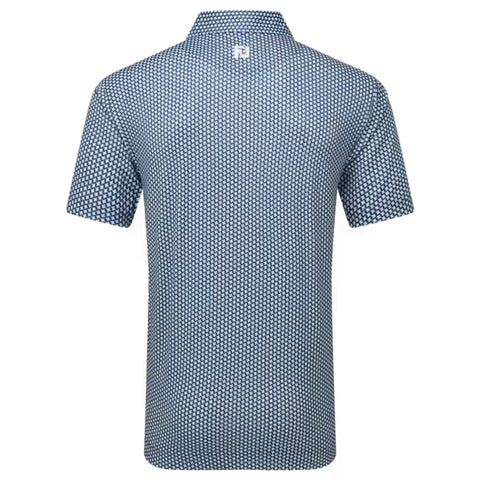 Houndstooth Geo Lisle Polo Herren