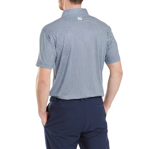 Houndstooth Geo Lisle Polo Herren