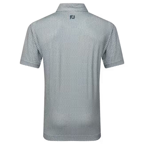 Houndstooth Geo Lisle Polo Herren