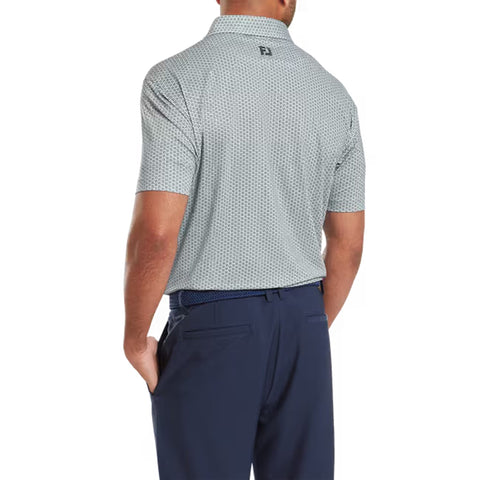 Houndstooth Geo Lisle Polo Herren
