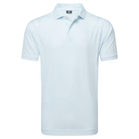 Houndstooth Geo Lisle Polo Herren