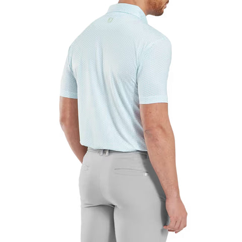 Houndstooth Geo Lisle Polo Herren